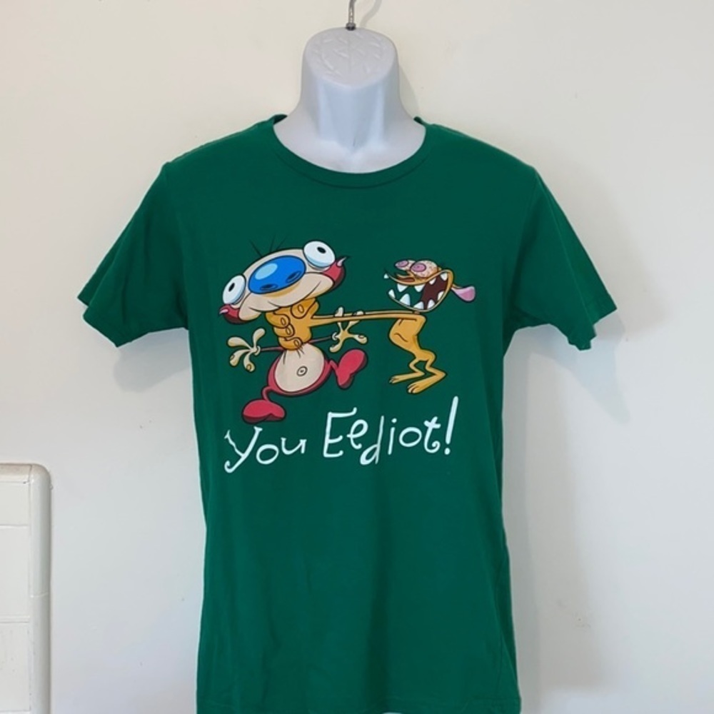 Unisex Nickelodeon Ren & Stimpy “ You Eediot” Graphic Tee - Picture 2 of 8